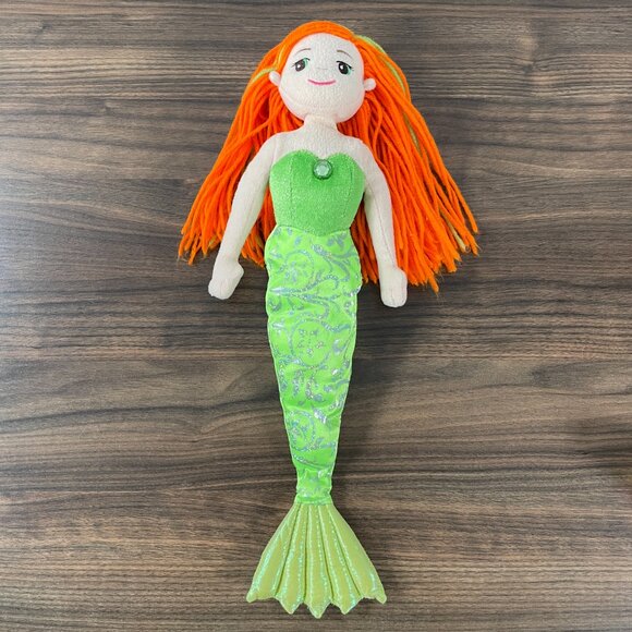 Groovy Girls Lana Ladybug, Reese Beach Plush Dolls & Aurora Sea Sparkles Mermaid - Picture 2 of 16